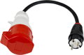 Adaptador premium SCHUKO - 16A CEE 5 pines | 1 fase | 16A | 3,6kW | 0,5m