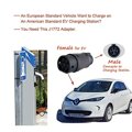 Adaptador de tipo 1 a tipo 2 | 32A | 7,4kW | sin cable