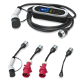 Cargador portátil para vehículos eléctricos E-PRO (4en1) Tipo 2 - Schuko / CEE 5-pin / Tipo 2 | 32A | 3-fase | 22 kW | WiFi | App | 5m