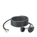 PHOENIX CONTACT cable decarga TIPO 2 - ABIERTO (SOLO 1 CONECTOR!) | 32A | 1 - 3fase | 7,4 - 22kW | 5 - 7m