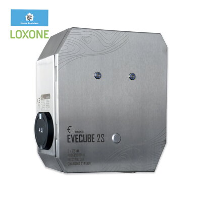 EVECUBE 2S - 2x22kW AC estación de carga (Smart WebServer + consumption measurement)