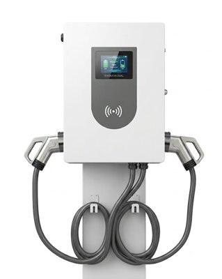 EVEBOOM 40 / 60 kW | 2x CCS2 (OCPP, Wifi, LCD, tarjetas RFID, cable de 5 m, 133-200 A, 200-1000 V)