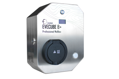 EVECUBE B+ Estación de carga de 22 kW de corriente alterna (fuera de línea + pantalla + excedente de energía solar + RFID)