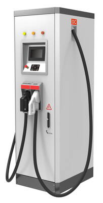 EVEMOVE 60 kW | CCS2 / CHAdeMO / CA Tipo 2 (Wifi, LCD, 1 tarjeta RFID, cable de 5 m), 150-750V