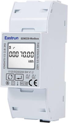 Eastron - Medidor de potencia en carril DIN SDM230-MODBUS MID