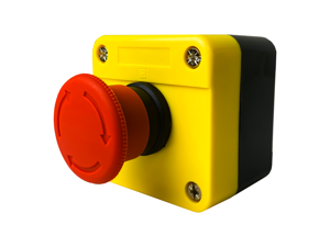 Interruptor de parada de emergencia 10A Cabezal plástico rojo (1NC / 1NO)