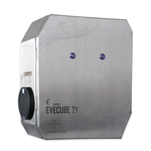 EVECUBE 2C - 2x22kW AC estación de carga (OCPP 1.6 + Smart WebServer + consumption measurement + WiFi)
