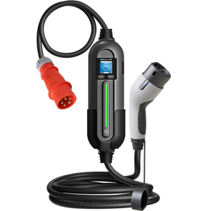 Cargador portátil para vehículos eléctricos E-PRO (3en1) Tipo 2 - Schuko / CEE 5-pin / Tipo 2 | 16A | 3-fase | 11 kW | WiFi | App | 5m