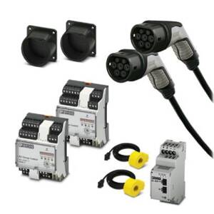 Kit de carga HOME TWIN con cables de alimentación de CA de carga Tipo 2 | 32A | 3phase | 22 kW | 5m